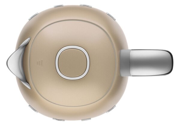 Електрическа кана SMEG KLF03CHMEU, 2400 W, 1.7 л, 360° основа, Матово покритие, Шампанско