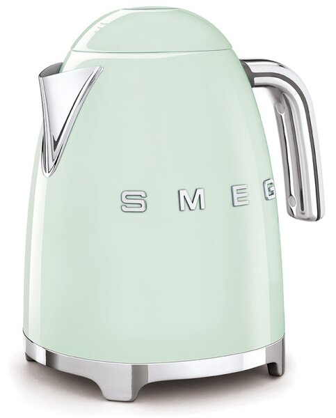 Електрическа кана SMEG KLF03PGEU, 2400 W, 1.7 л, 360° основа, Гланцово покритие, Пастелно зелен