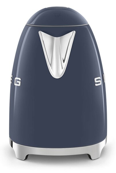 Електрическа кана SMEG KLF03NBEU, 2400 W, 1.7 л, 360° основа, Гланцово покритие, Морско синьо