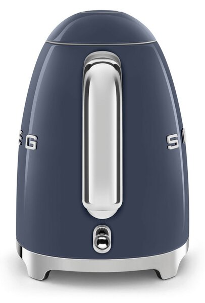 Електрическа кана SMEG KLF03NBEU, 2400 W, 1.7 л, 360° основа, Гланцово покритие, Морско синьо