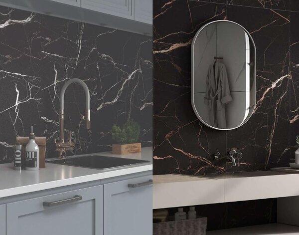 Гранитогрес Marquina Lastra - 60 x 120 cm, мат, разлчини цветове