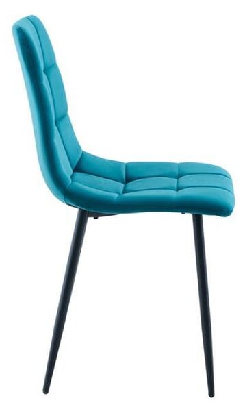 Трапезен стол Cobe Velvet - 45 x 55.5 x 89 cm, различни цветове