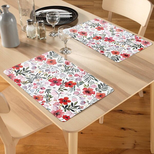 Пластмасова подложка за хранене 44x28,5 cm Jolie Fleur – douceur d'intérieur