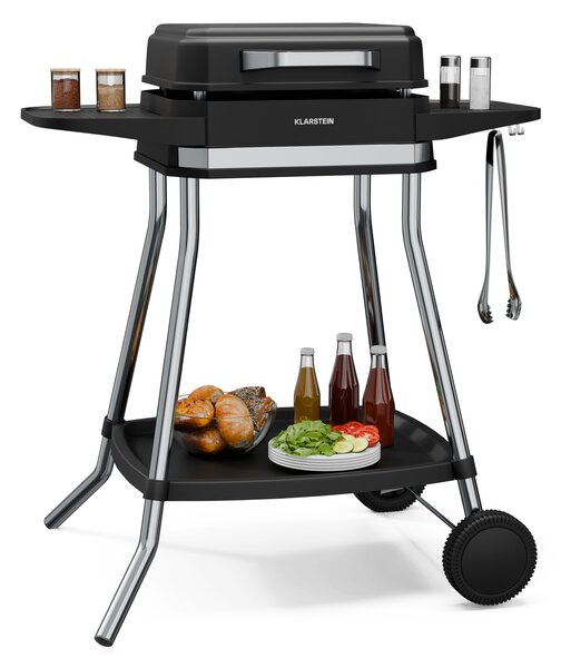 Klarstein Електрически грил Gatsby, Използване на открито и закрито, 3050 W, онцепция EasyGrill, До 240 °C