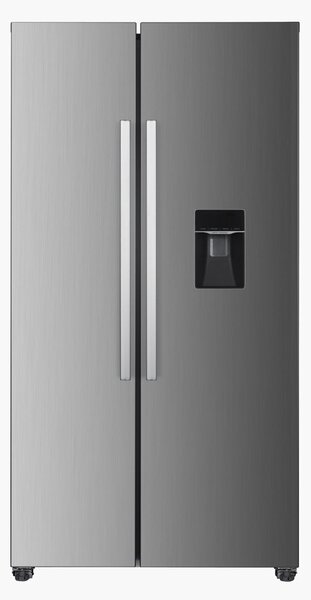 Хладилник Finlux SBS441EDIX, клас E, 439 л. общ обем, свободностоящ, 286 kWh/годишно, Dual Inverter компресор, No Frost, инокс