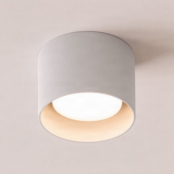 Ideal lux Ideal Lux осветително тяло Spike Round, бяло, алуминий, Ø 10 cm, Бял, Дневна/трапезария, Метал, Модерен