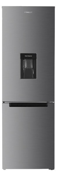Хладилник с фризер Finlux FBN-305WDS, клас E, 293 л. общ обем, свободностоящ, 233 kWh/годишно, No Frost, сив