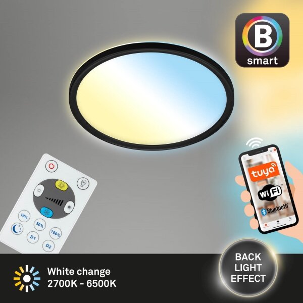 Briloner 7058-015 - LED Димируема лампа SLIM LED/18W/230V Wi-Fi Tuya + д.у