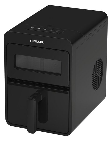 Ледогенератор Finlux FICM-1225B, 10кг дневен капацитет, 1.1 л резервоар, функция самопочистване, черен