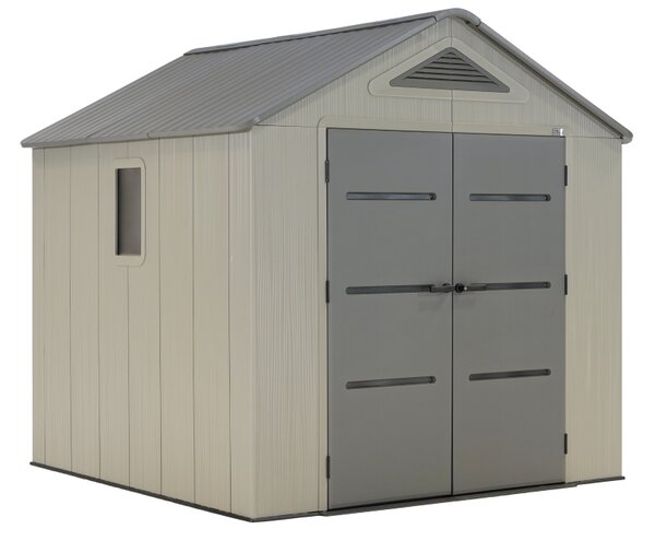 Пластмасова къща за инструменти Boston 2,5 x 2,46 м CoverTech сива