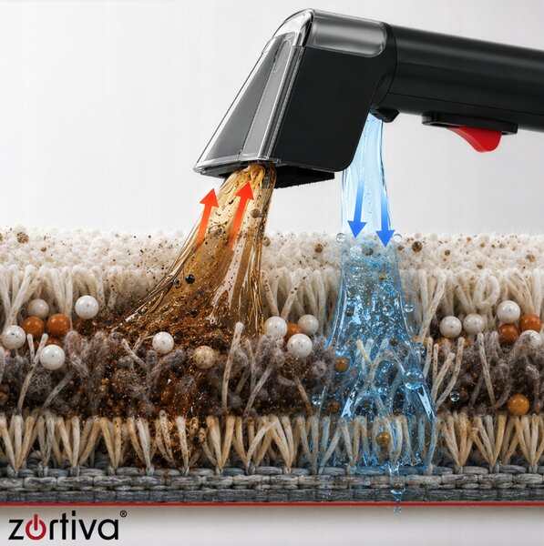 Екстрактор за тапицерия – за дивани, килими и автомобилни седалки VacTrim Zortiva 800 W, 17 000 Pa