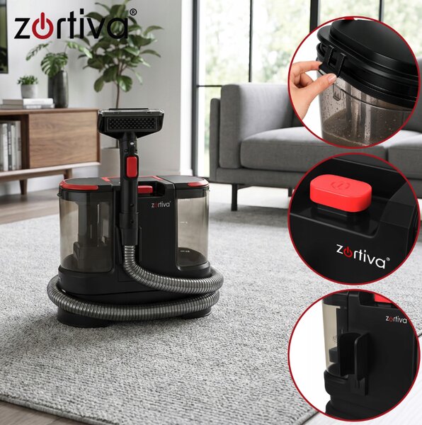 Екстрактор за тапицерия – за дивани, килими и автомобилни седалки VacTrim Zortiva 800 W, 17 000 Pa