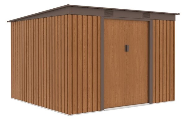 Къща за инструменти в Оклахома 2,6 x 2,4 м Магазин Boss woodlike