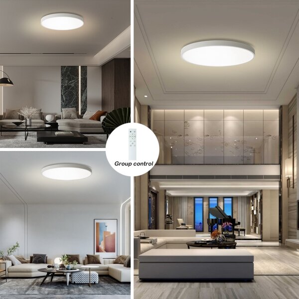 Brilagi - Димируемо LED осветително тяло POOL SMART LED/180W/230V Ø 120 см Wi-Fi Tuya бяло +ДУ