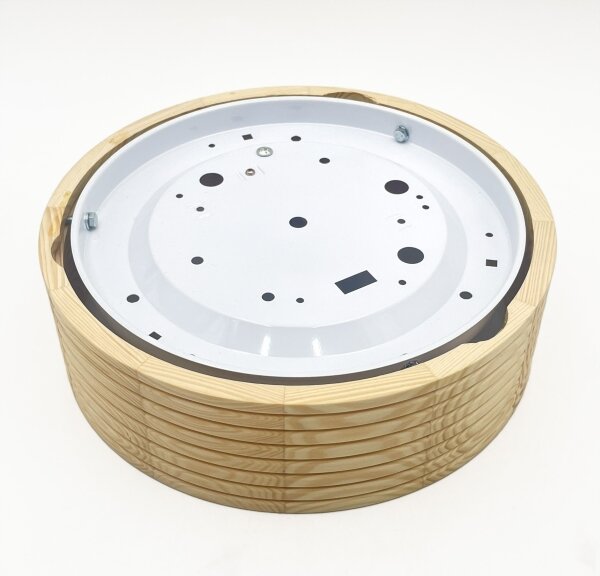 Плафон NATURAL MODERN 1xE27/15W/230V, диам. 27,5 см, от борова дървесина