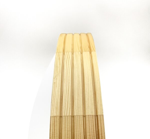Таванно осветително тяло NATURAL MODERN SLIM 2xE27/15W/230V Ø 37,5 см от бор