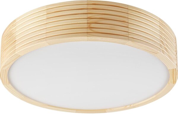 Плафон NATURAL MODERN 2xE27/15W/230V диам. 37,5 см, в цвят бор