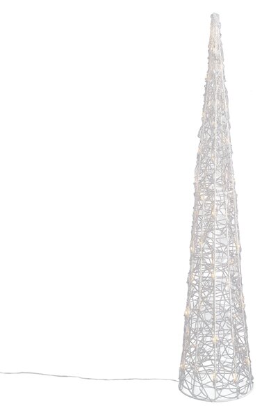 Коледно дърво прозрачно 100 см вкл. LED IP44 - Coni