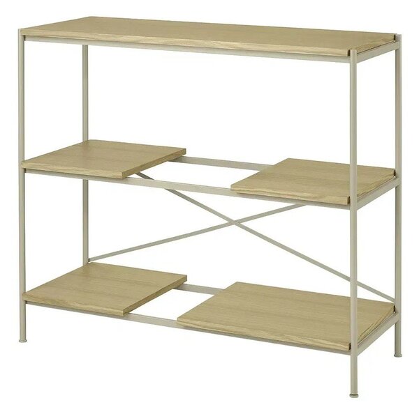 Стелаж от декор от дъб в естествен цвят 105x92x40 cm Sukoya – Blomus