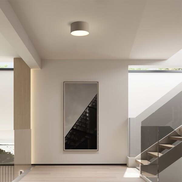 Brilagi - LED таванен плафон за баня FORIS LED/14W/230V Ø 12 cm бежов IP44