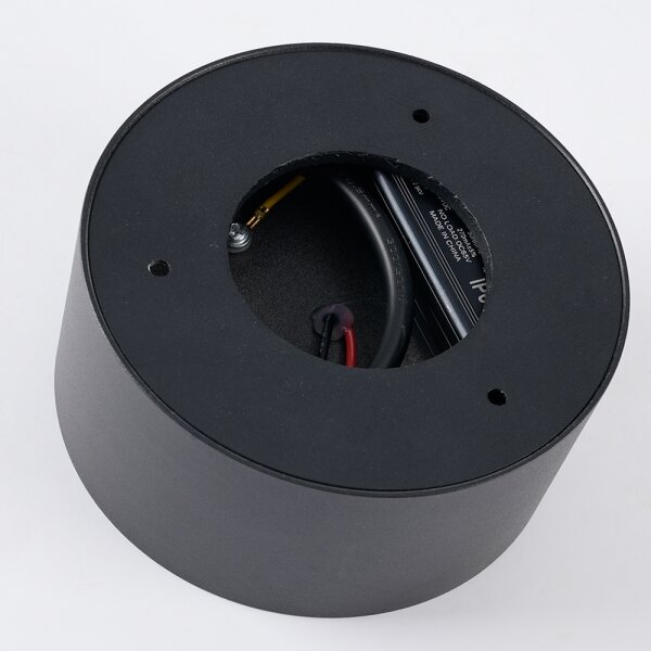 Brilagi - LED таванно осветително тяло за баня FORIS LED/14W/230V Ø 12 см черно IP44