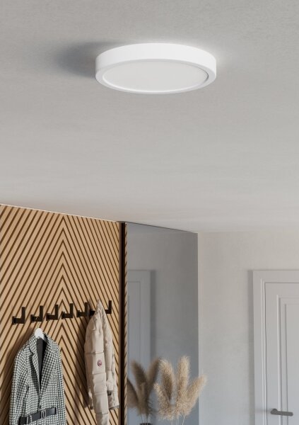 Eglo 901307-LED Плафон FUEVA LED, 11,5 W, 230 V, 2700/4000/6500 K, Ø21,1 см, бял