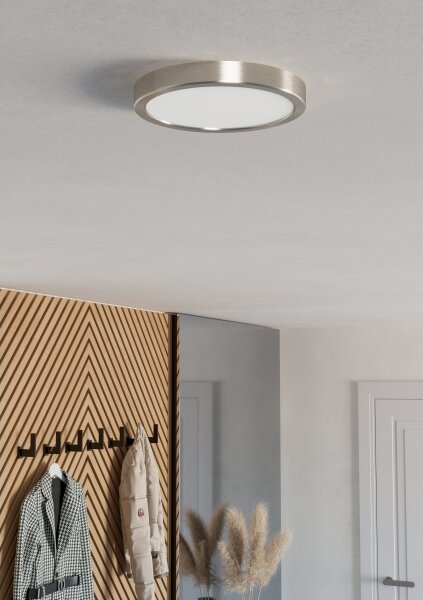 Eglo 901316 -LED таванно осветително тяло FUEVA LED/11,5W/230V 2700/4000/6500K диам.21,1cm хром