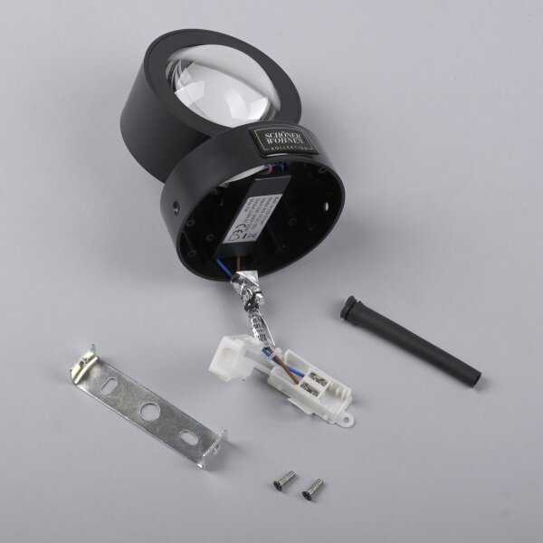 Schöner Wohnen 19331-18 - LED стенно осветително тяло CHIA 2xLED/2W/230V черно