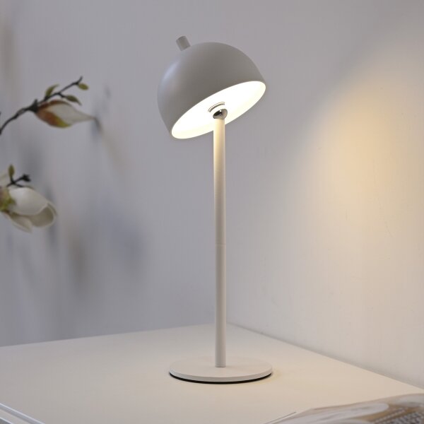 Schöner Wohnen 19244-16 - Димируема LED настолна лампа BELLIS LED/2,5W/5V IP54 бяла