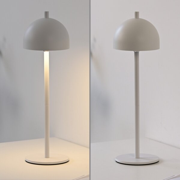 Schöner Wohnen 19244-16 - Димируема LED настолна лампа BELLIS LED/2,5W/5V IP54 бяла