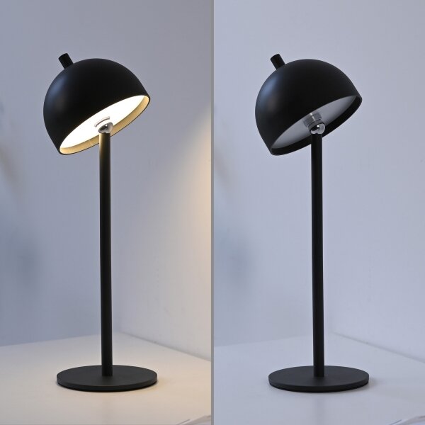 Schöner Wohnen 19244-18 - Димируема LED настолна лампа BELLIS LED/2,5W/5V IP54 черна