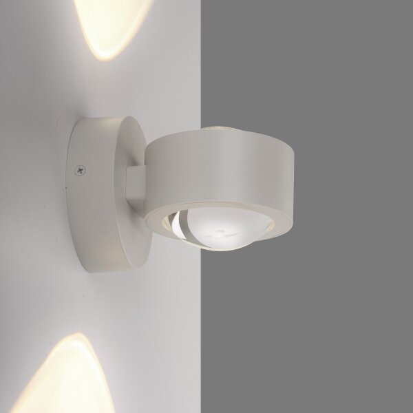 Schöner Wohnen 19331-39 - LED стенен аплик CHIA 2xLED/2W/230V сив