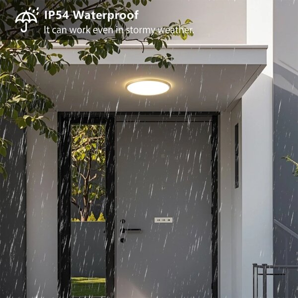 Brilagi - Ултра тънко LED осветително тяло за баня LED/18W/230V Ø 30 см златисто IP54