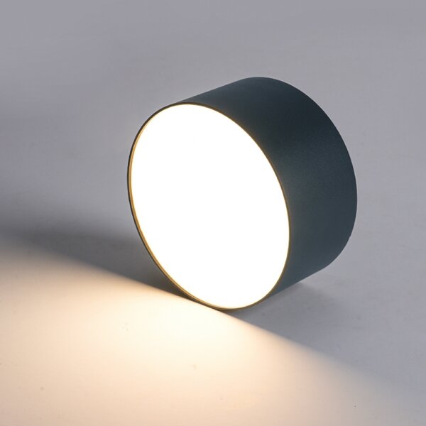 Brilagi - LED плафон за баня FORIS LED/20W/230V Ø 15 см антрацит IP44