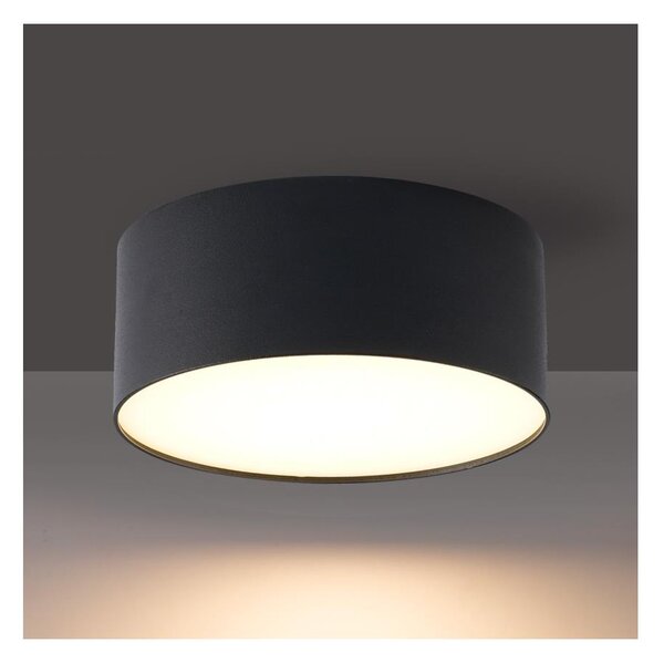 Brilagi - LED таванно осветително тяло за баня FORIS LED/20W/230V, Ø 15 см, черно, IP44