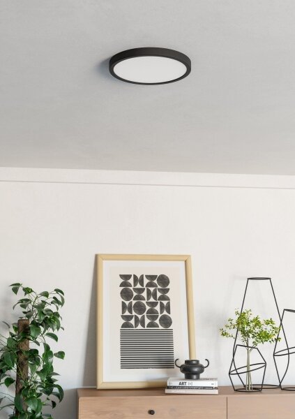 Eglo 901299-LED таванно осветително тяло FUEVA LED/14,2W/230V 2700/4000/6500K Ø27,8 см черно