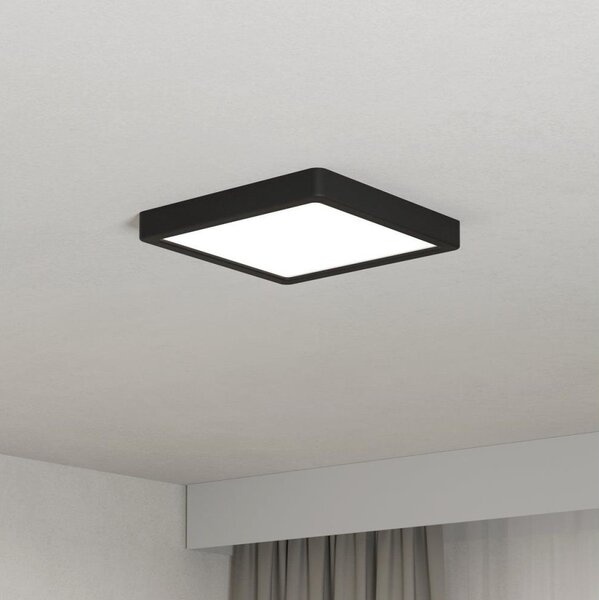 Eglo 901303-LED Таванно осветително тяло FUEVA LED/10,5W/230V 2700/4000/6500K 22x22см черно
