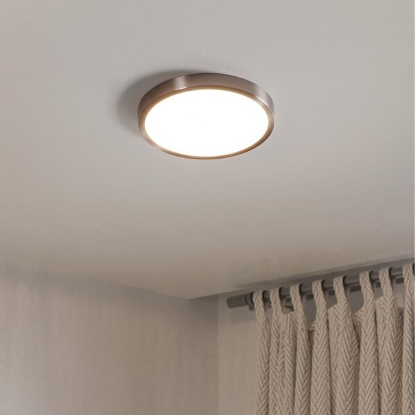 Eglo 901317 -LED таванно осветително тяло FUEVA LED/14,2W/230V 2700/4000/6500K Ø27,8 см хром