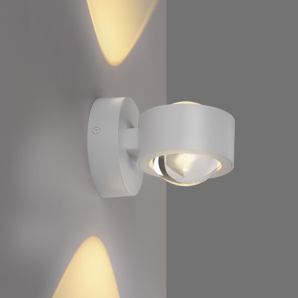 Schöner Wohnen 19331-16 - LED стенен аплик CHIA 2xLED/2W/230V бял