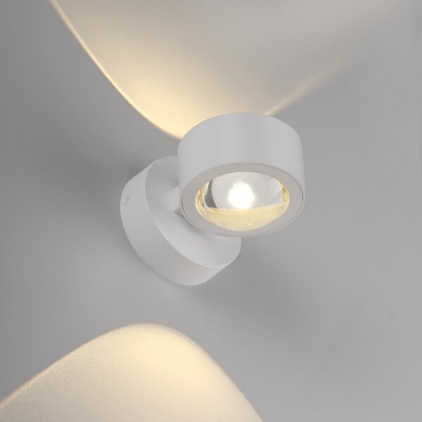 Schöner Wohnen 19331-16 - LED стенен аплик CHIA 2xLED/2W/230V бял