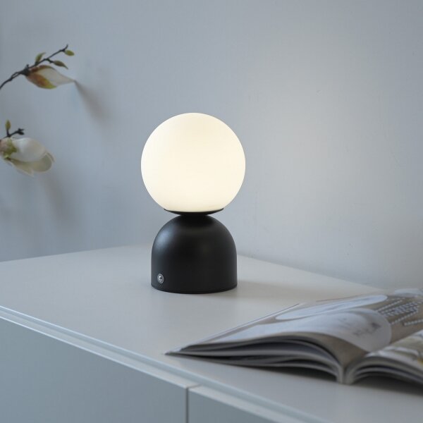 Schöner Wohnen 19218-18 - димируема настолна лампа RUDI LED/1,2W/5V черна