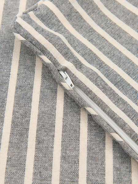 Sinsay - Калъфка за възглавница на райе - Светло сиво