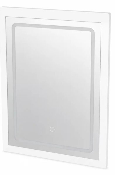 LED огледало за тоалетна масичка CRYSTAL - бяло