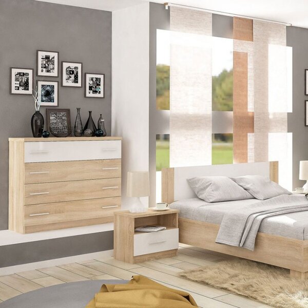 Шкаф с чекмеджета Geneva Natural 103x40x92 см