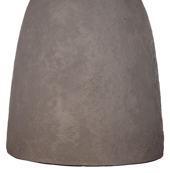 Кръгла трапезна маса SEPPO фиброцимент в сиво--φ119.5x75.5см