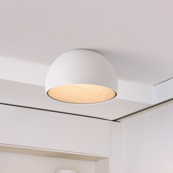 Vibia Duo 4874 LED плафон, бял, Затъмняване, Бял, Дневна/трапезария, Метал, Модерен