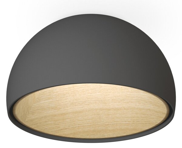 Vibia Duo 4874 LED таванска лампа, графит, Затъмняване, Сив, Дневна/трапезария, Метал, Модерен