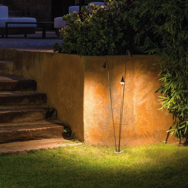 Vibia LED улични лампи Brisa, 1-лампа, каки, Зелен, Пластмаса, Дизайн