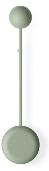 Vibia Pin 1690 LED стенна лампа, 40 cm, зелена, Зелен, Дневна/трапезария, Метал, Модерен