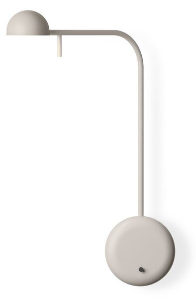 Vibia Pin 1680 LED стенна лампа, 39 cm, кремава, Бежов, спалня, Метал, Модерен